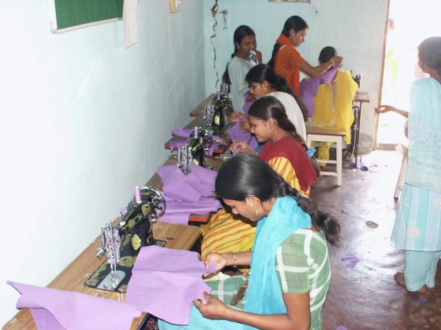 A Sewing Class in the Shedeshwar Subcentre